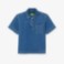 Εικόνα της Γυναικεία Oversized Lightweight Denim Polo Μπλούζα