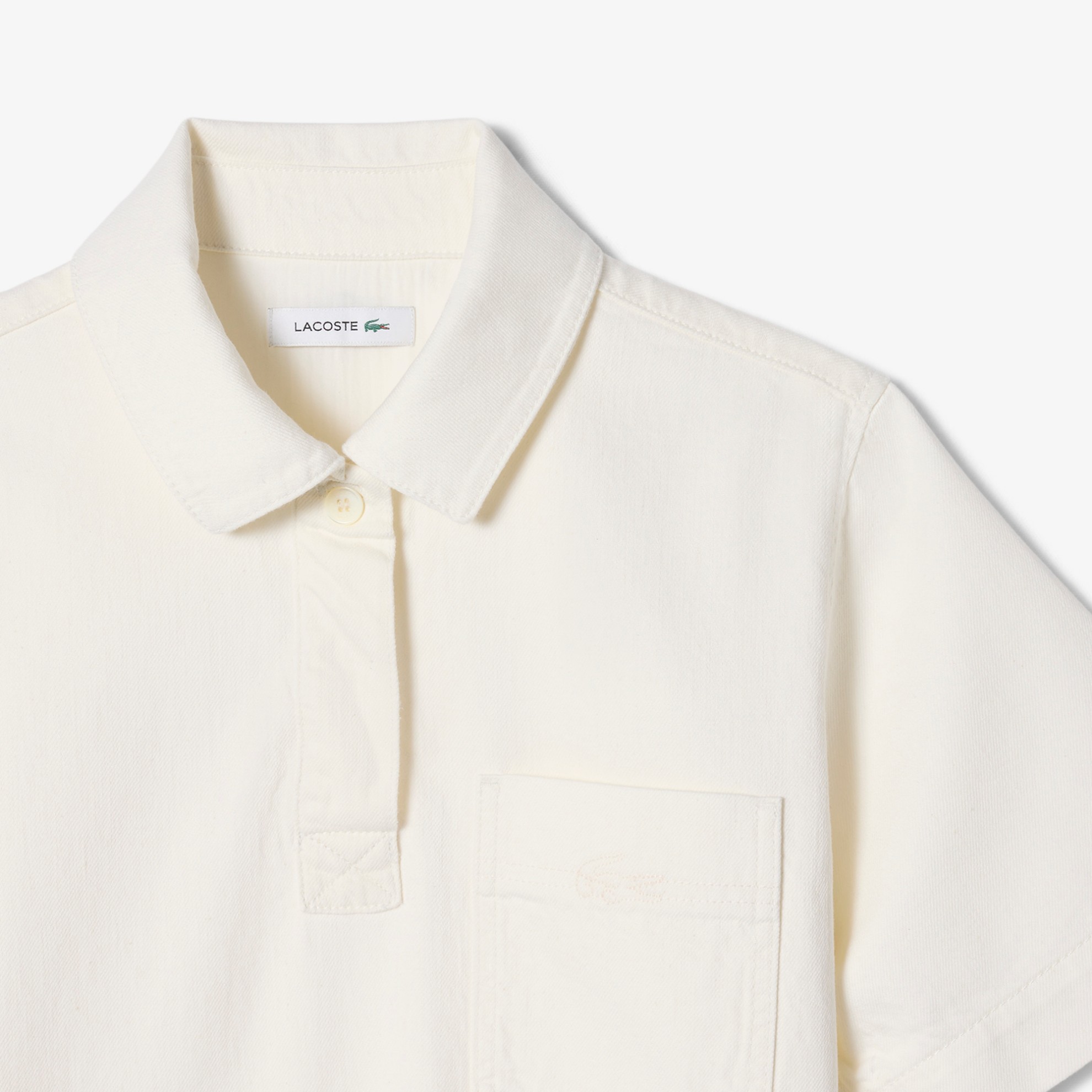 Εικόνα της Oversized Denim Polo Φόρεμα