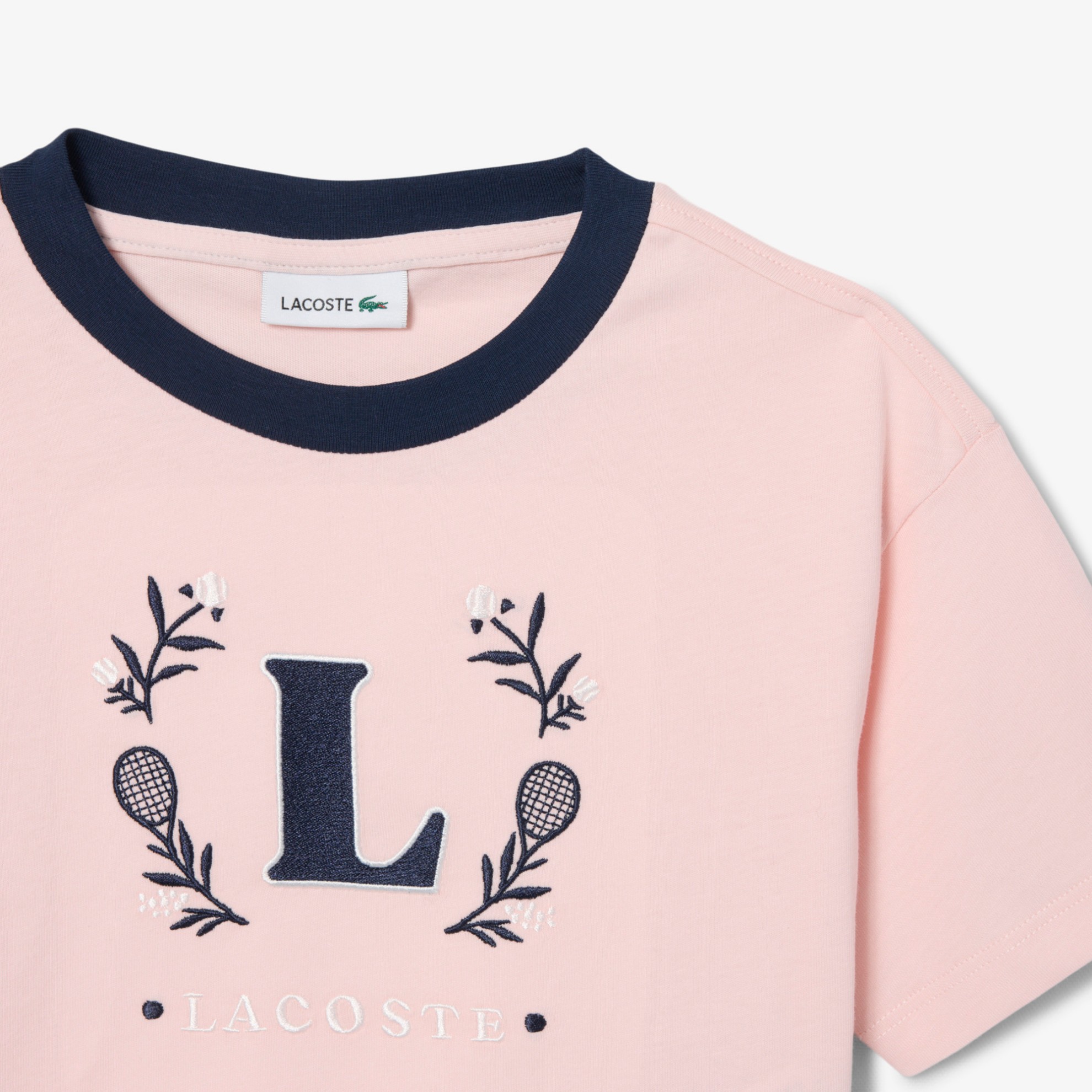 Εικόνα της Παιδικό Contrast Badge Cotton T-shirt