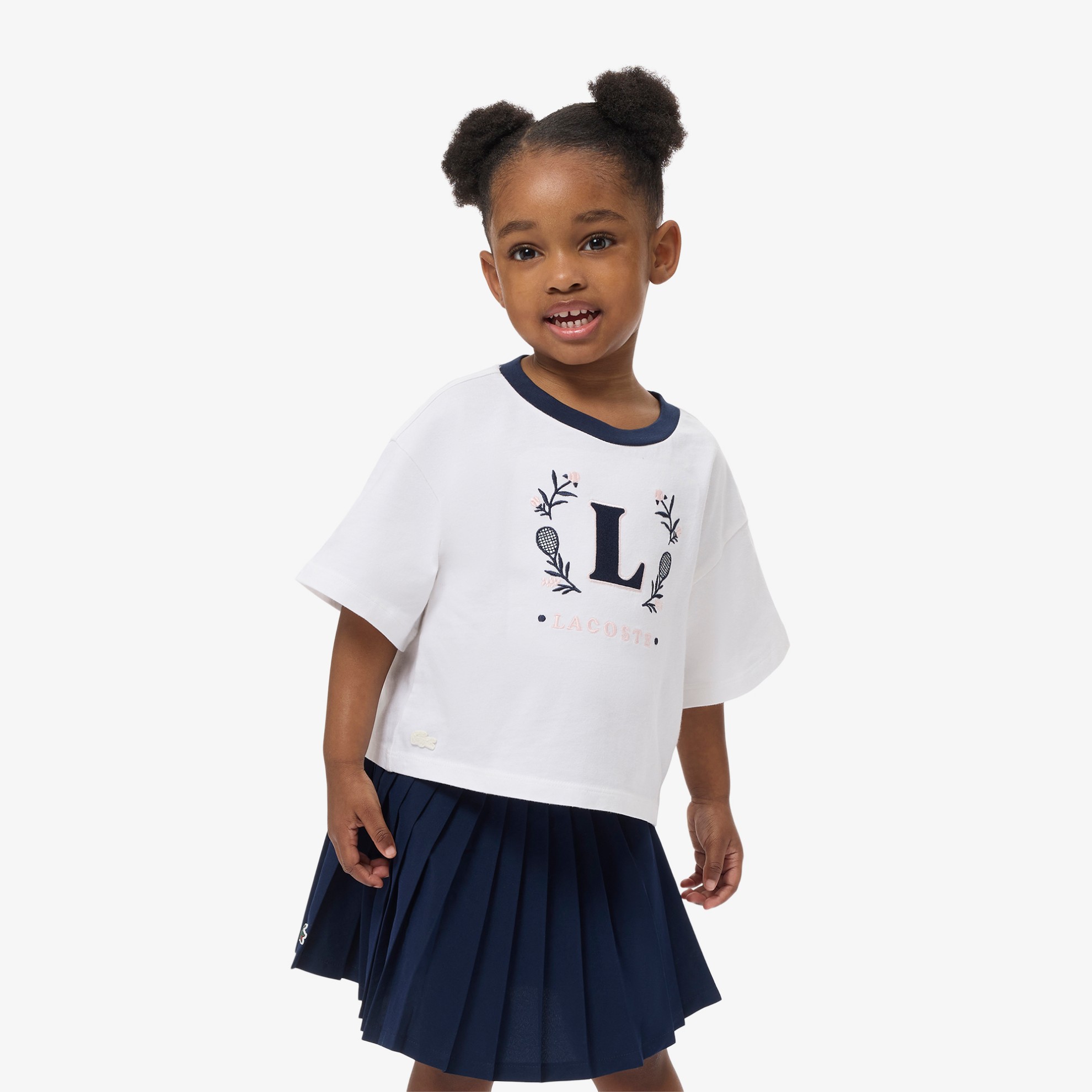 Εικόνα της Παιδικό Contrast Badge Cotton T-shirt