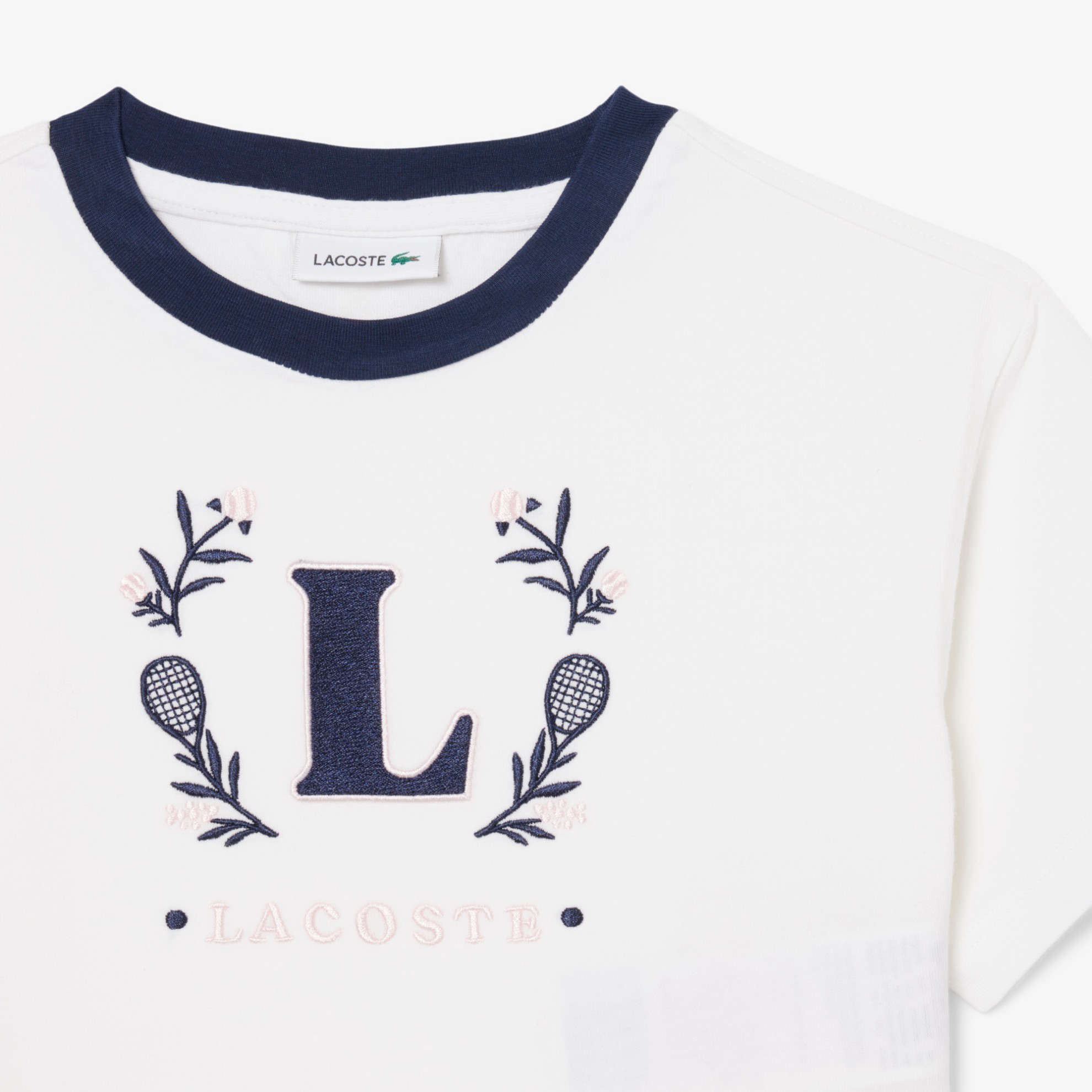 Εικόνα της Παιδικό Contrast Badge Cotton T-shirt