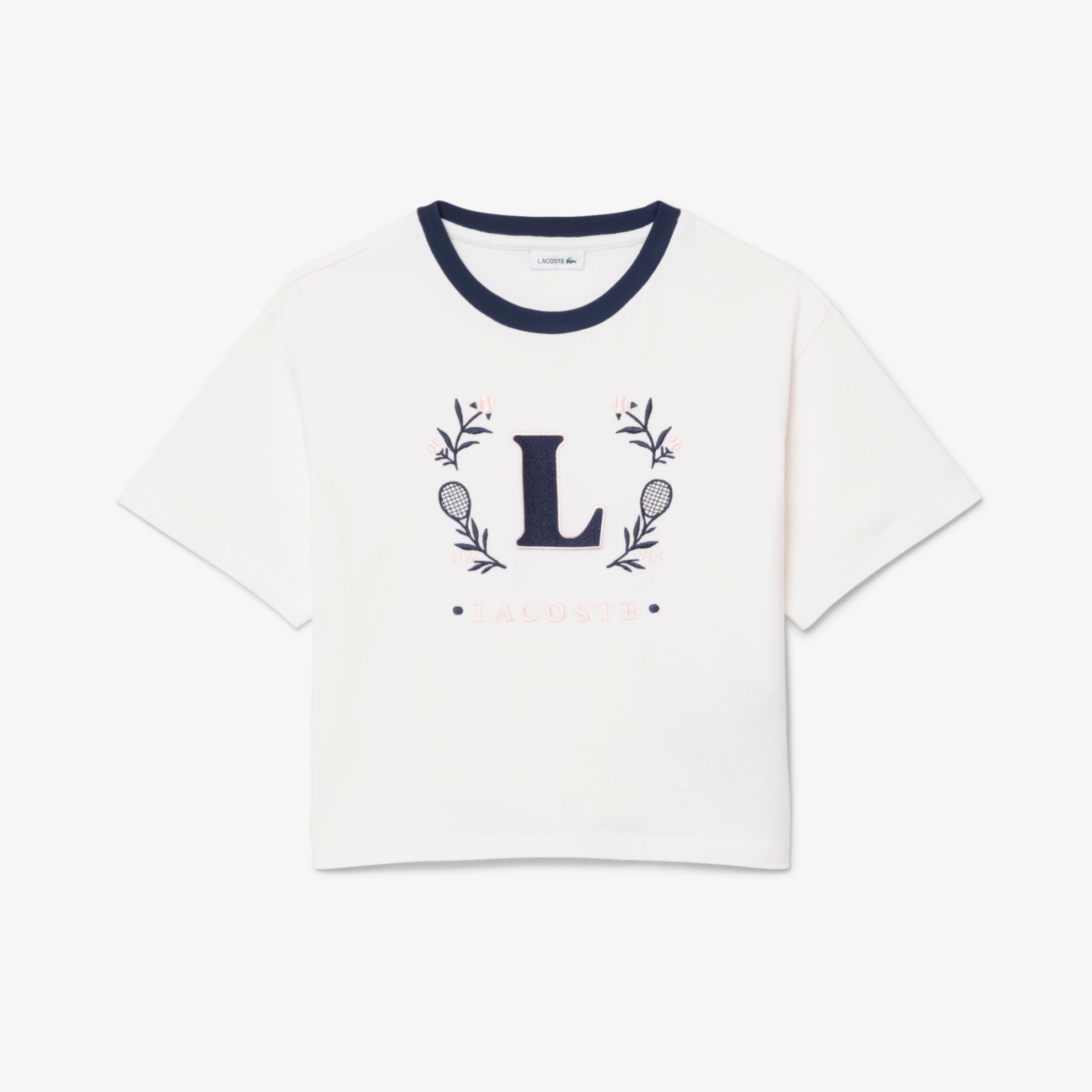 Εικόνα της Παιδικό Contrast Badge Cotton T-shirt