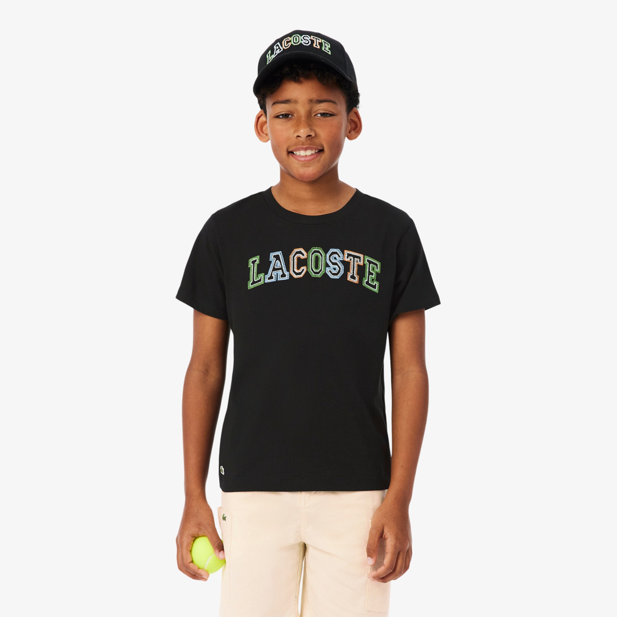 Εικόνα της Παιδικό Embroidered Cotton T-Shirt