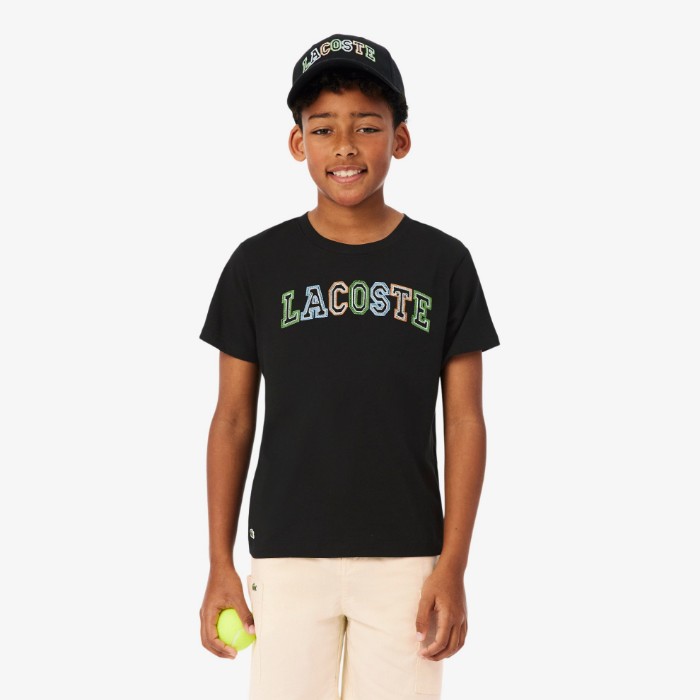 Εικόνα της Παιδικό Embroidered Cotton T-Shirt