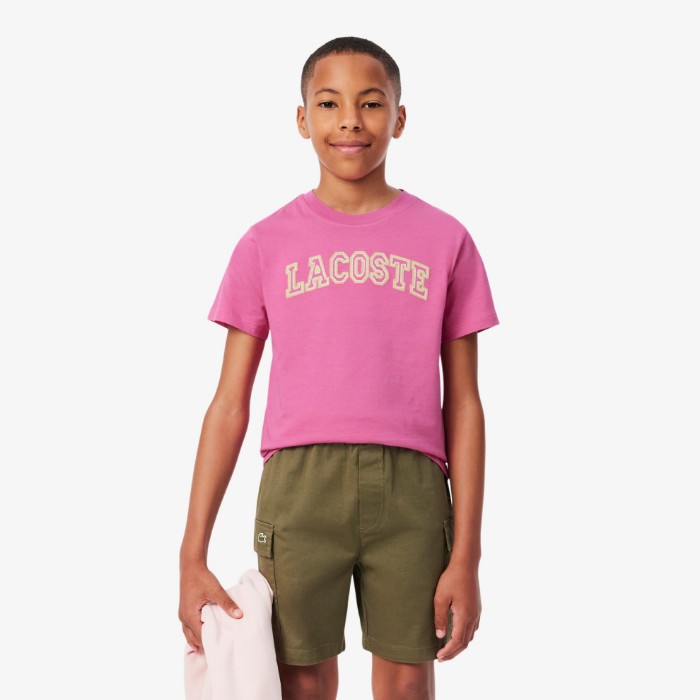 Εικόνα της Παιδικό Embroidered Cotton T-Shirt