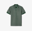 Ανδρική Contrast Collar Monogram Motif Polo Μπλούζα Classic Fit