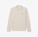 Original L.12.12 Heathered Cotton Μακρυμάνικη Polo Μπλούζα
