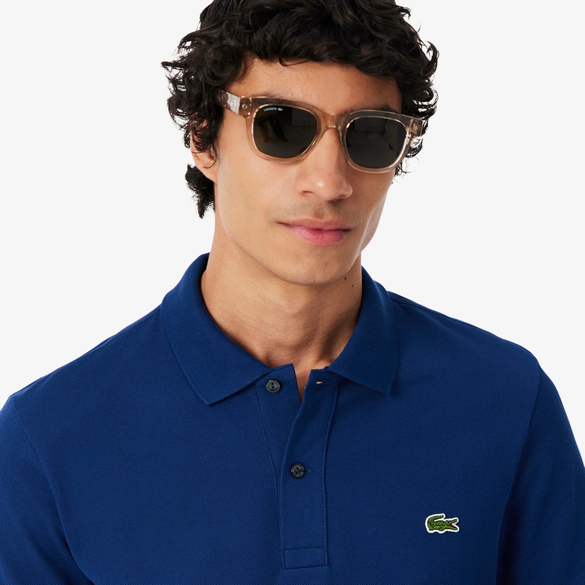 Εικόνα της Ανδρική Polo Μπλούζα Petit Pique Slim Fit