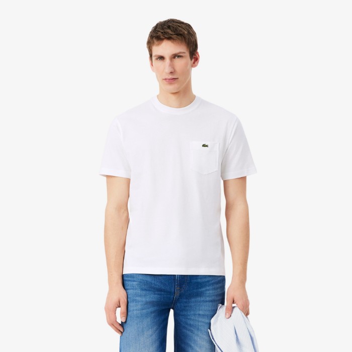 Εικόνα της Ανδρικό Βαμβακερό T-shirt με Τσέπη