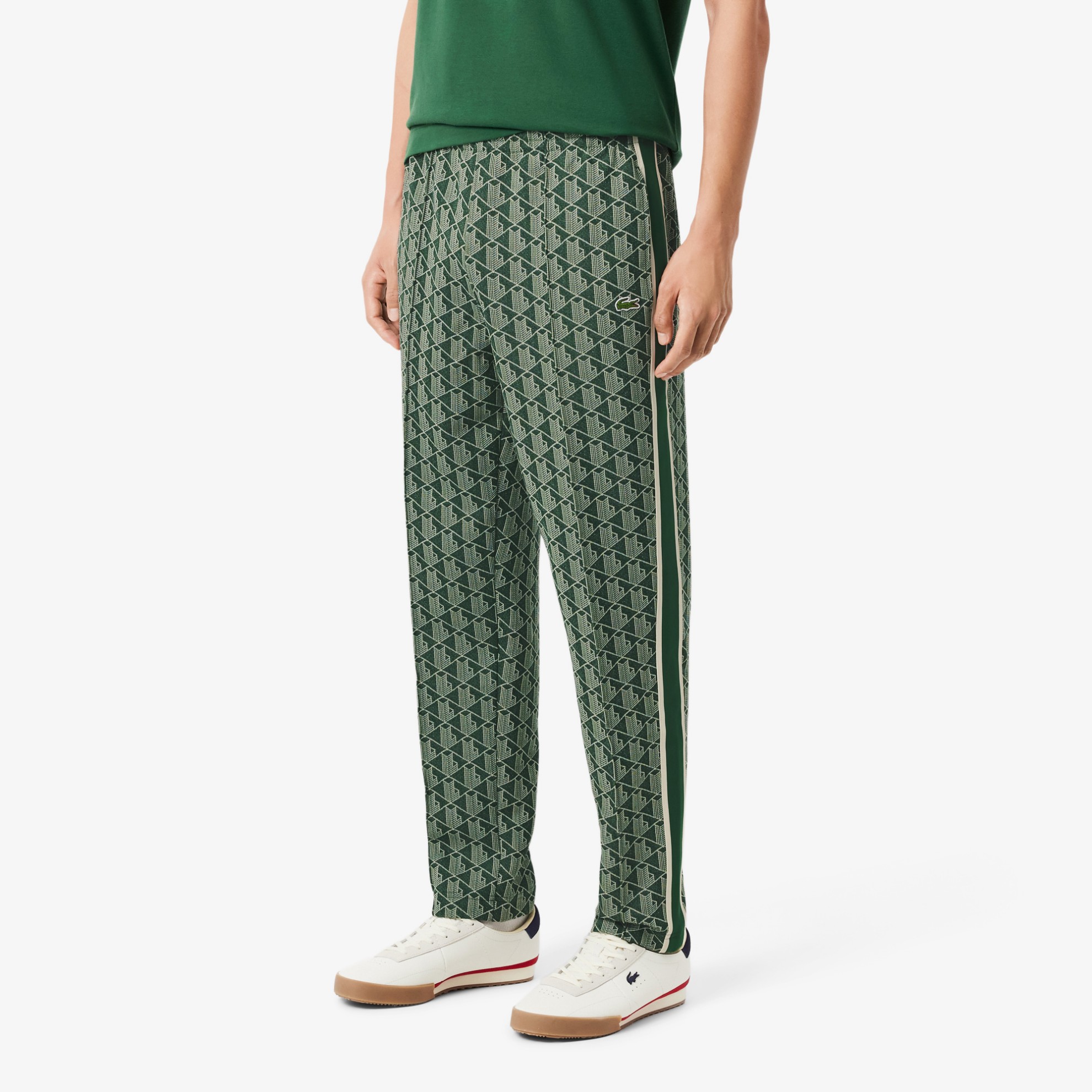Εικόνα της Ανδρικό Paris Monogram Jacquard Track Παντελόνι