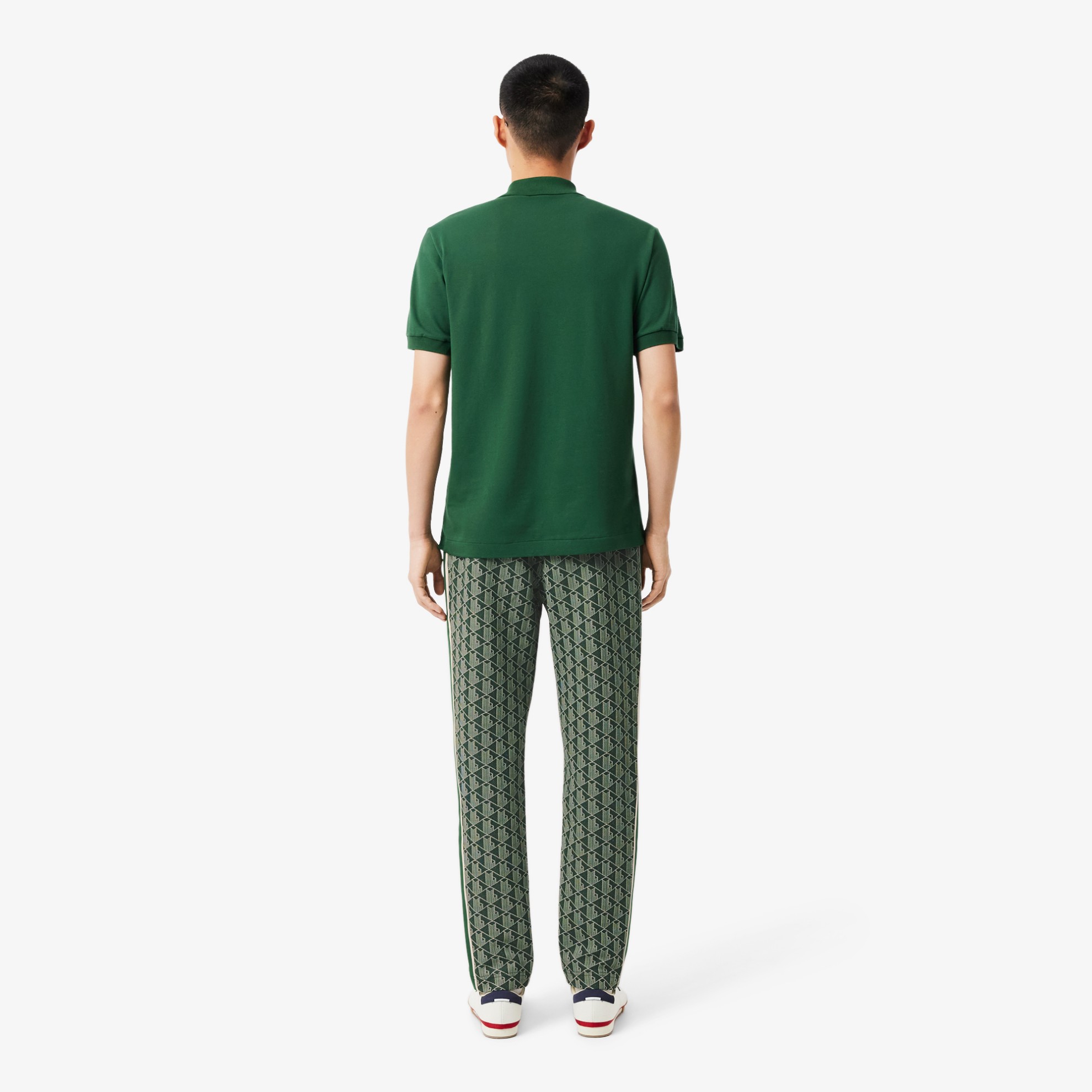 Εικόνα της Ανδρικό Paris Monogram Jacquard Track Παντελόνι