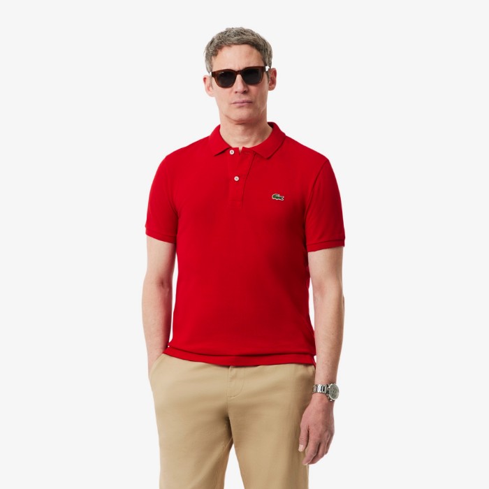 Εικόνα της Ανδρική Polo Μπλούζα Petit Pique Slim Fit