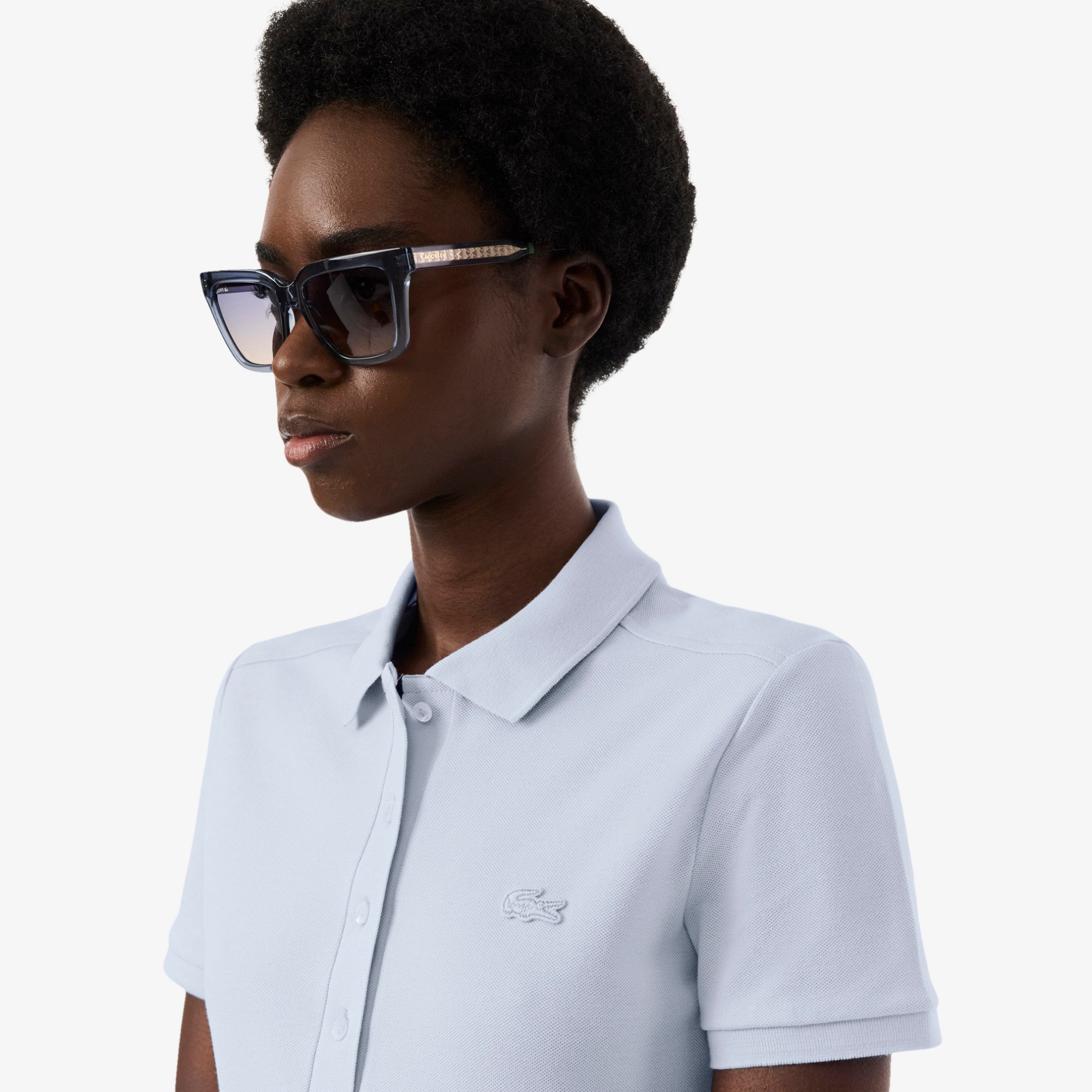 Εικόνα της Γυναικείο Stretch Cotton Piqué Polo Φόρεμα