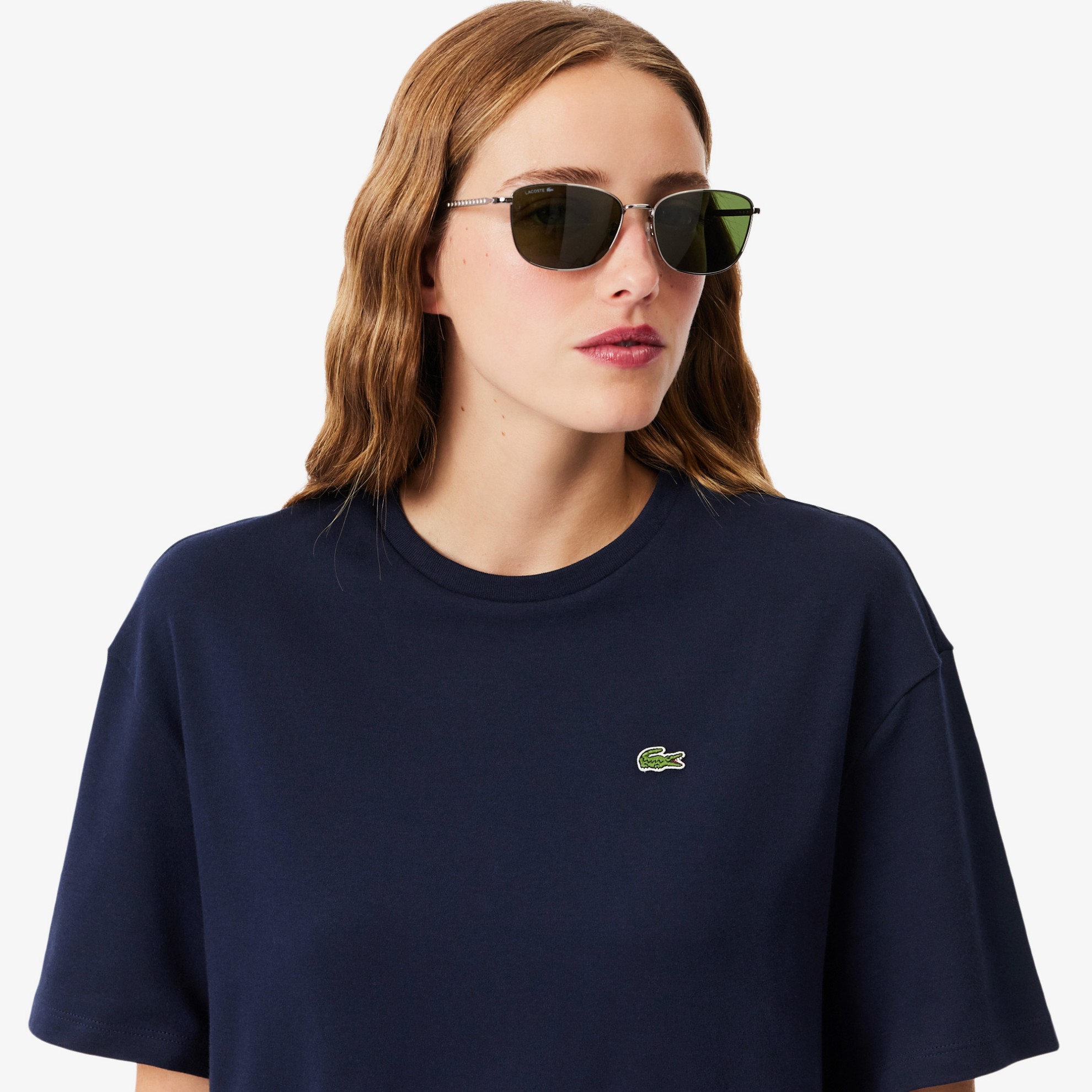Εικόνα της Oversized Cotton T-Shirt Φόρεμα 