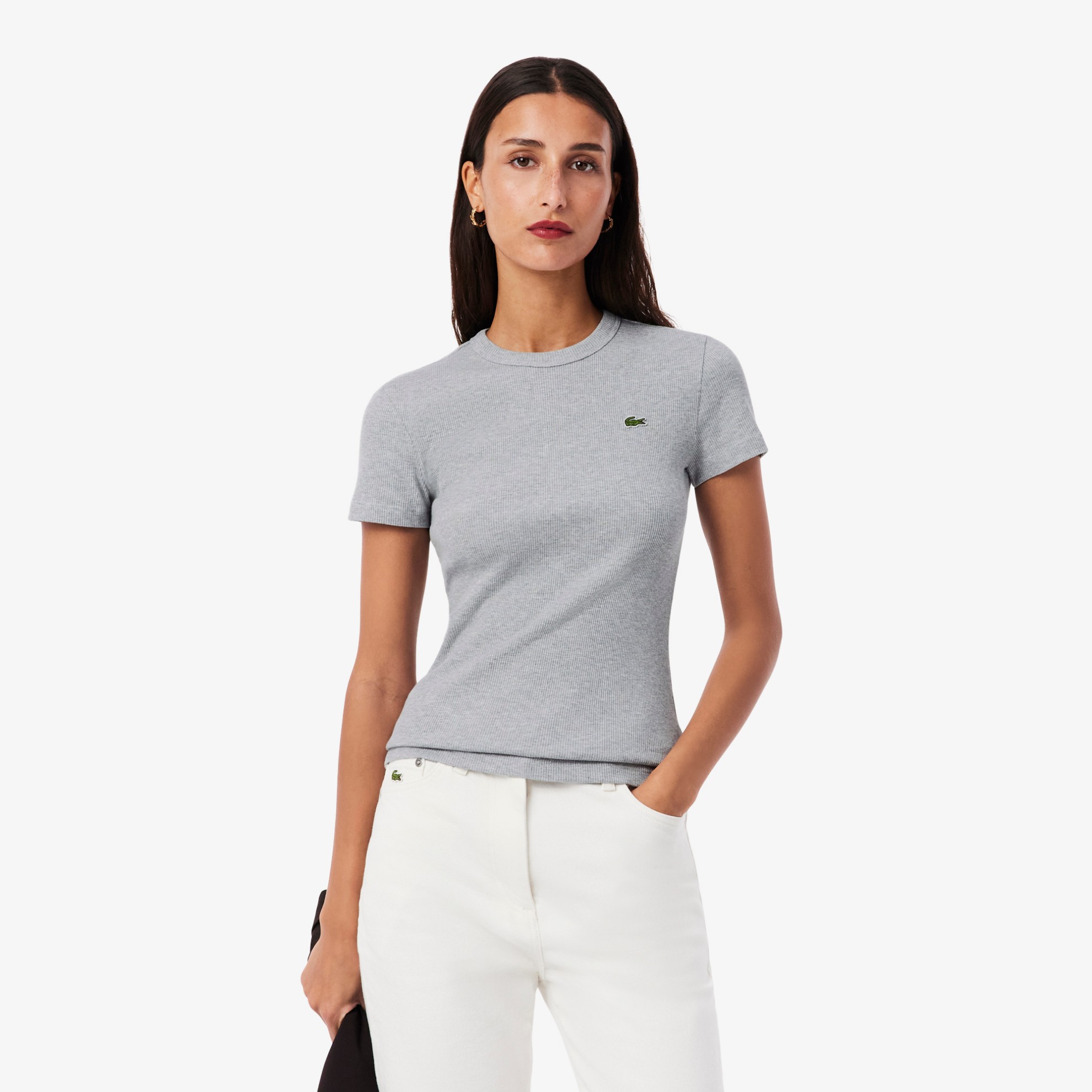 Εικόνα της Γυναικείο T-shirt Slim Fit από Οργανικό Βαμβάκι