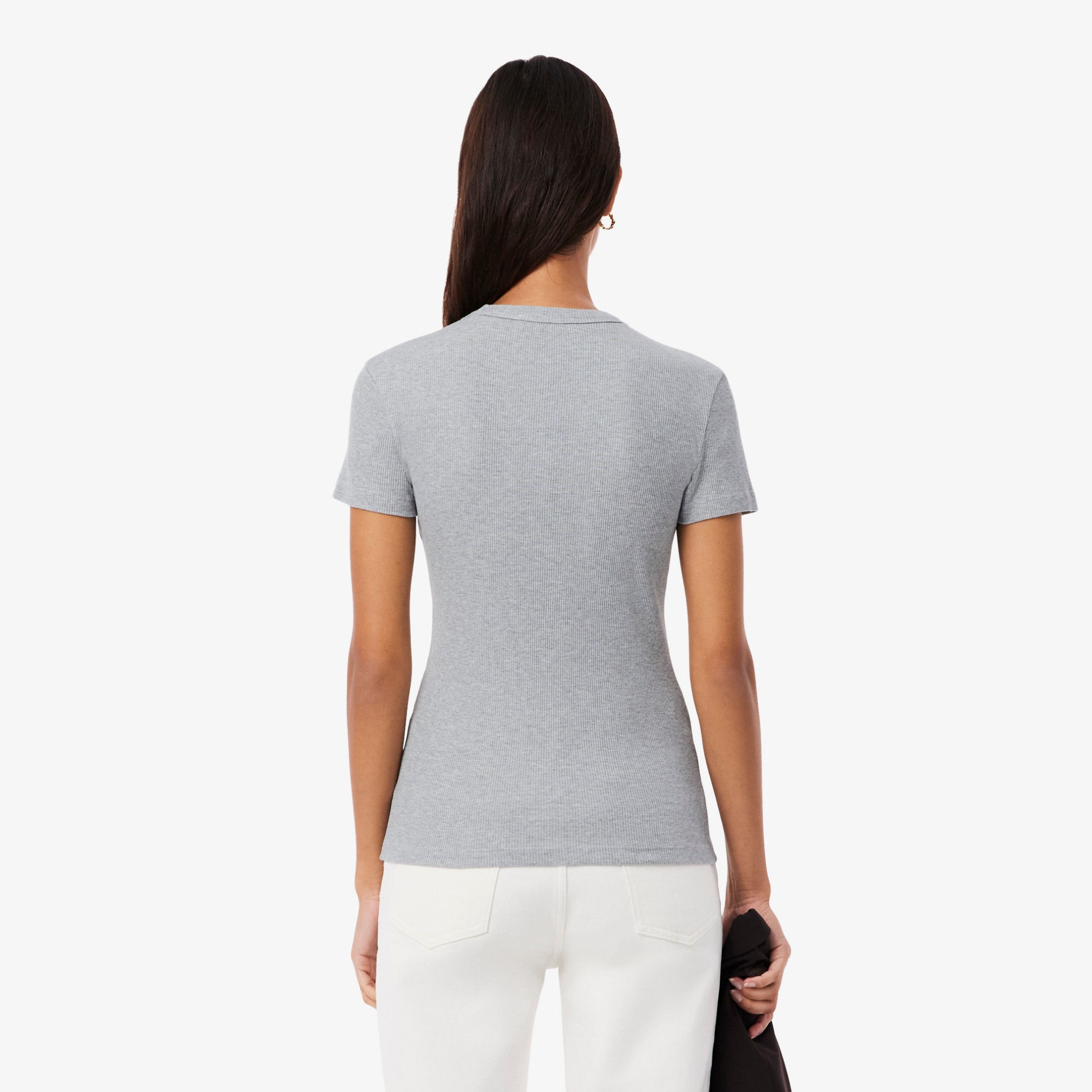 Εικόνα της Γυναικείο T-shirt Slim Fit από Οργανικό Βαμβάκι