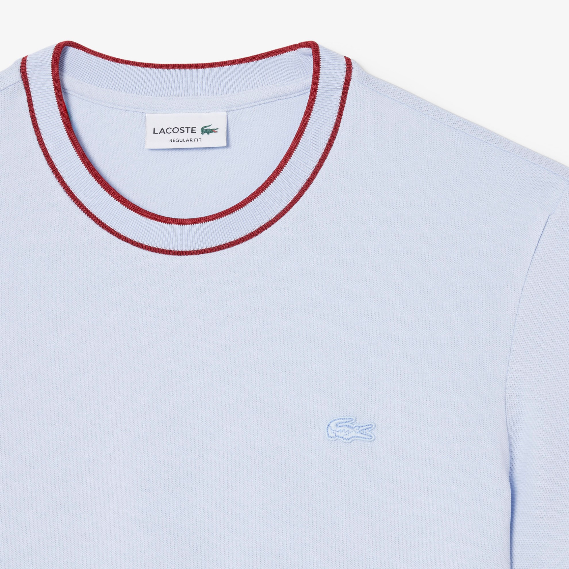 Εικόνα της Ανδρικό Stretch Piqué Stripe Collar T-Shirt