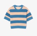 Γυναικείο Mesh Knit Ριγέ T-shirt