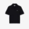Εικόνα της Ανδρική Bouclé Knit Polo Μπλούζα Classic Fit