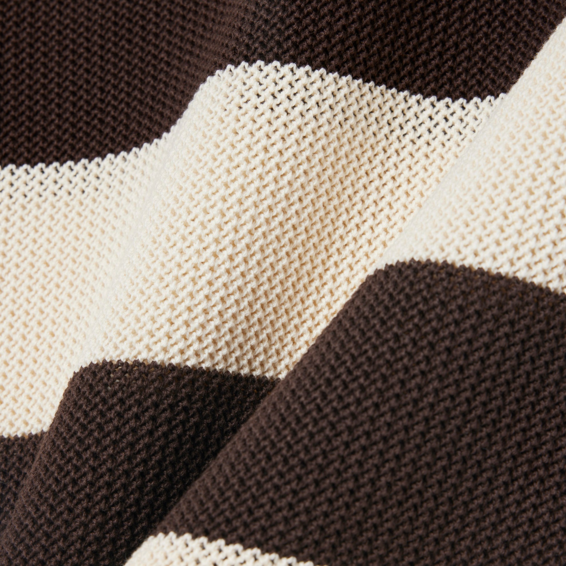 Εικόνα της Ανδρικό Κοντομάνικο Striped Polo Collar Πουλόβερ 