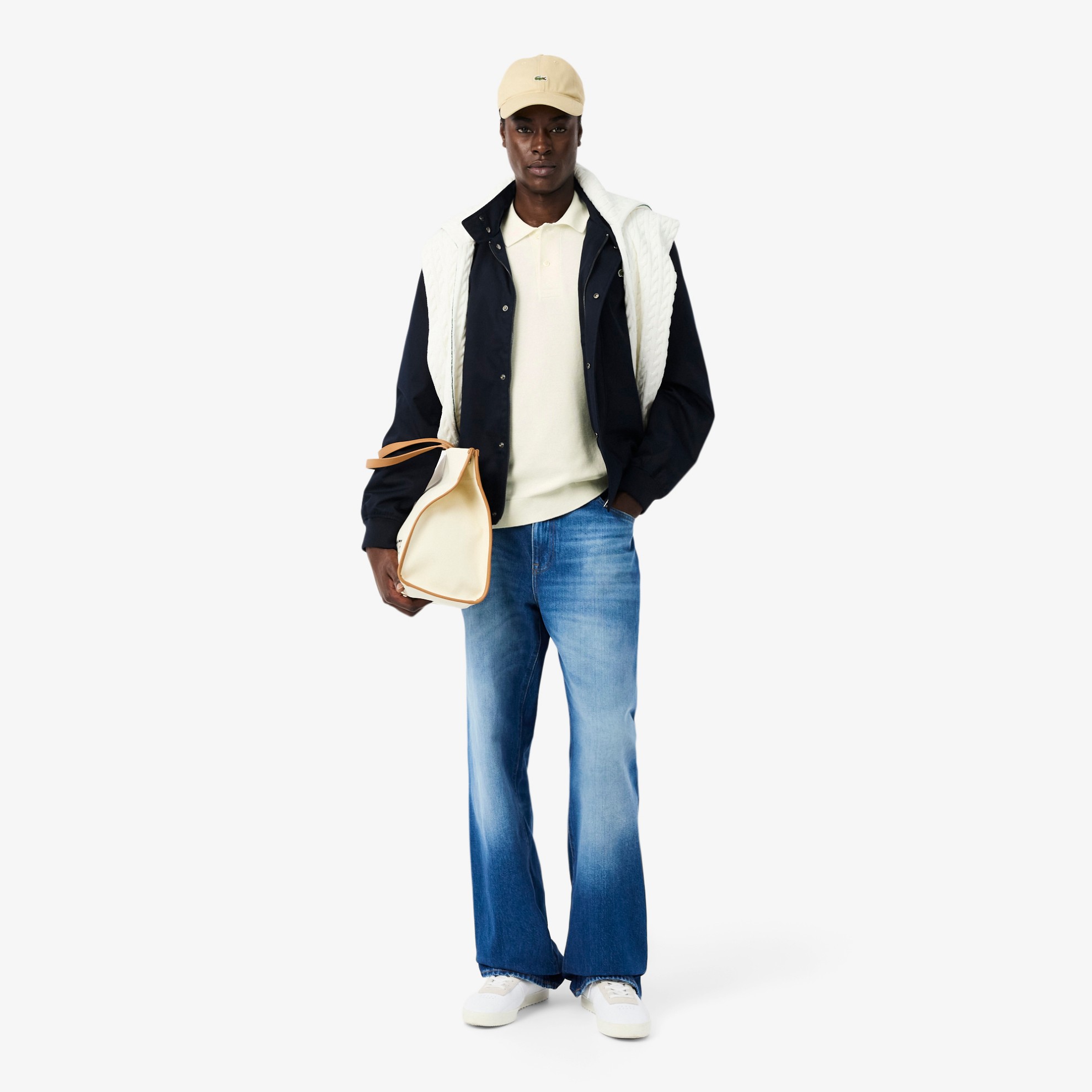 Εικόνα της Ανδρική Knitted Polo Μπλούζα Classic Fit 