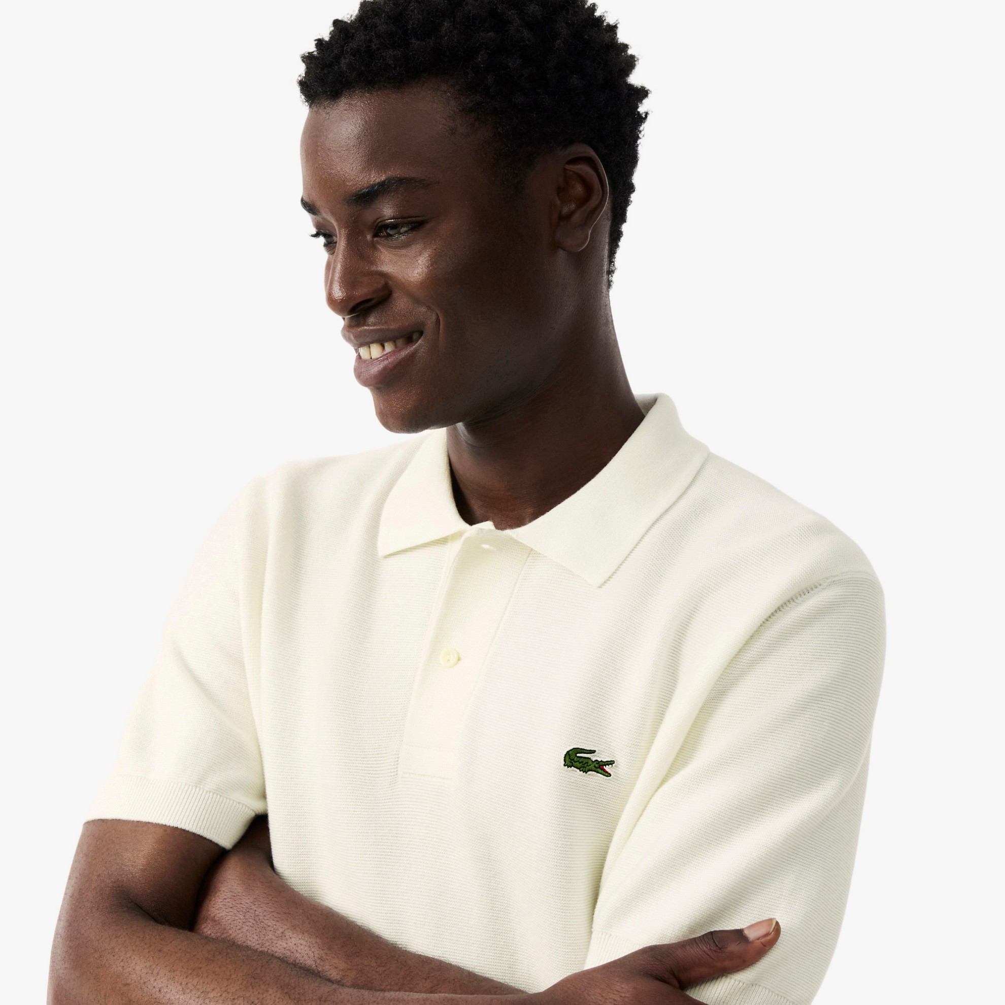 Εικόνα της Ανδρική Knitted Polo Μπλούζα Classic Fit 