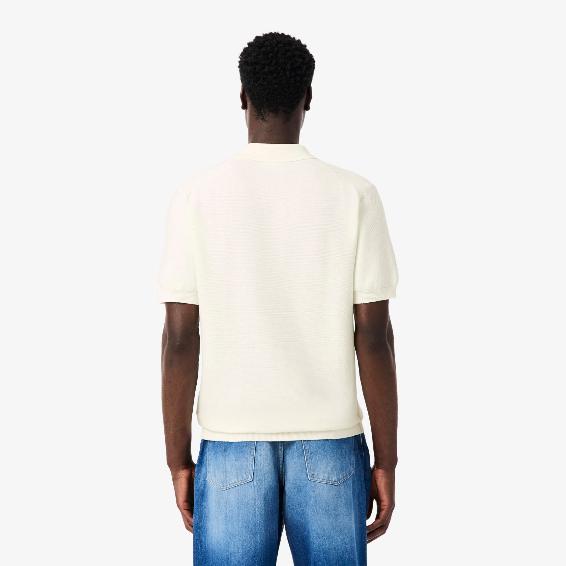 Εικόνα της Ανδρική Knitted Polo Μπλούζα Classic Fit 