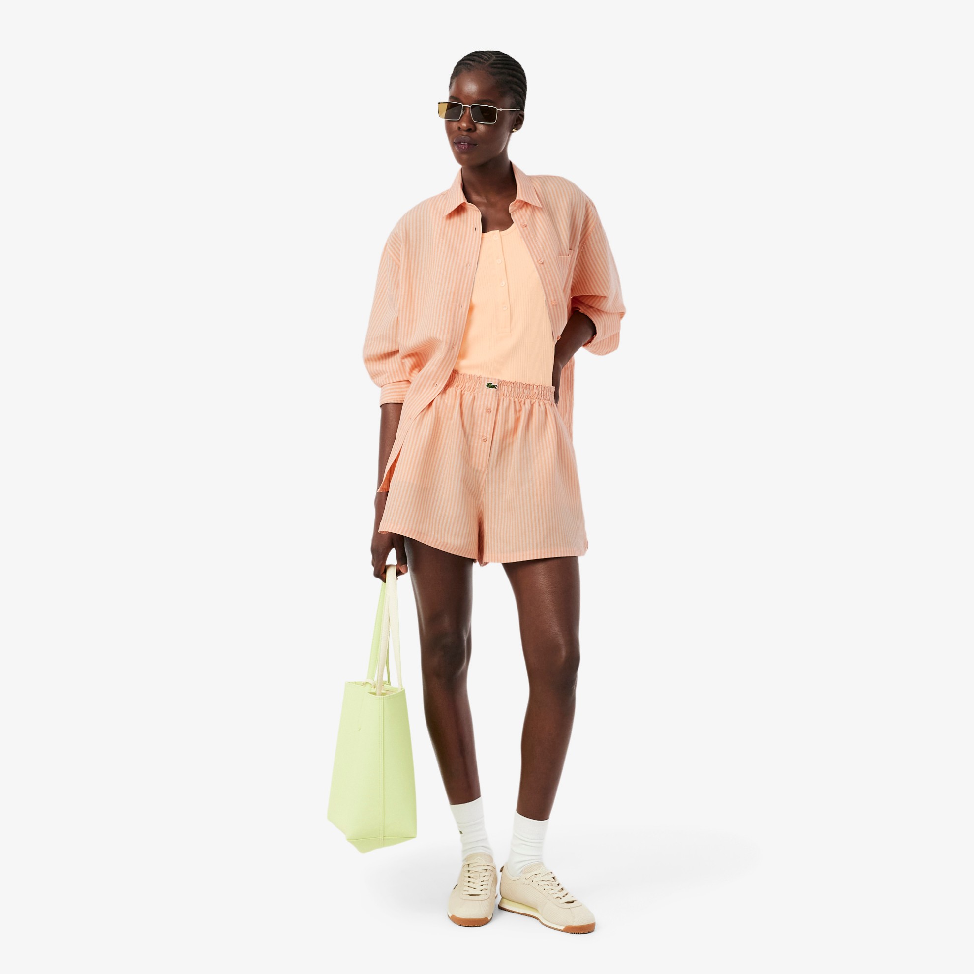 Εικόνα της Γυναικείο Oversized Linen Blend Πουκάμισο