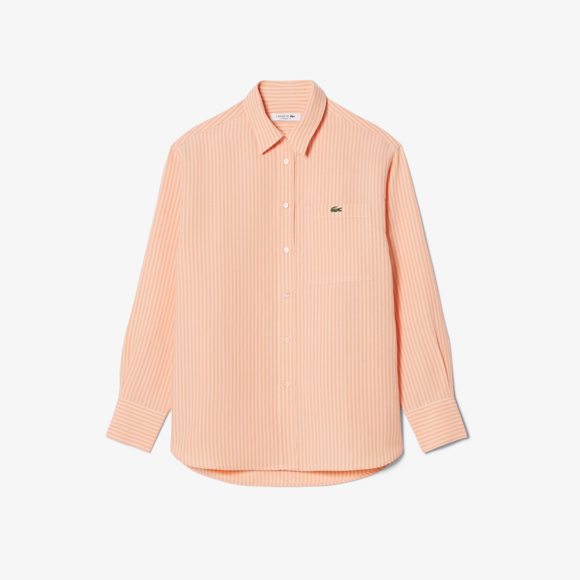 Εικόνα της Γυναικείο Oversized Linen Blend Πουκάμισο
