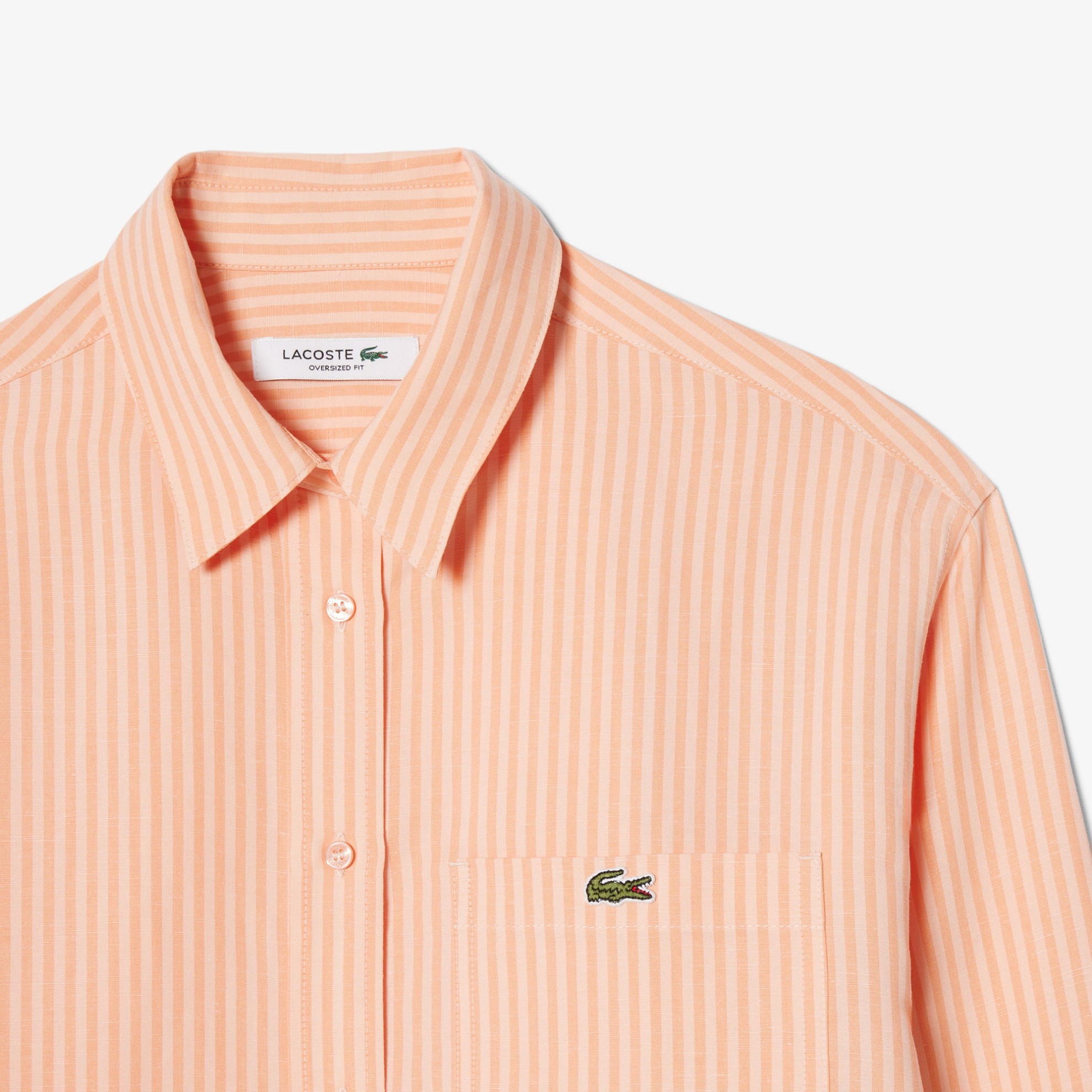 Εικόνα της Γυναικείο Oversized Linen Blend Πουκάμισο