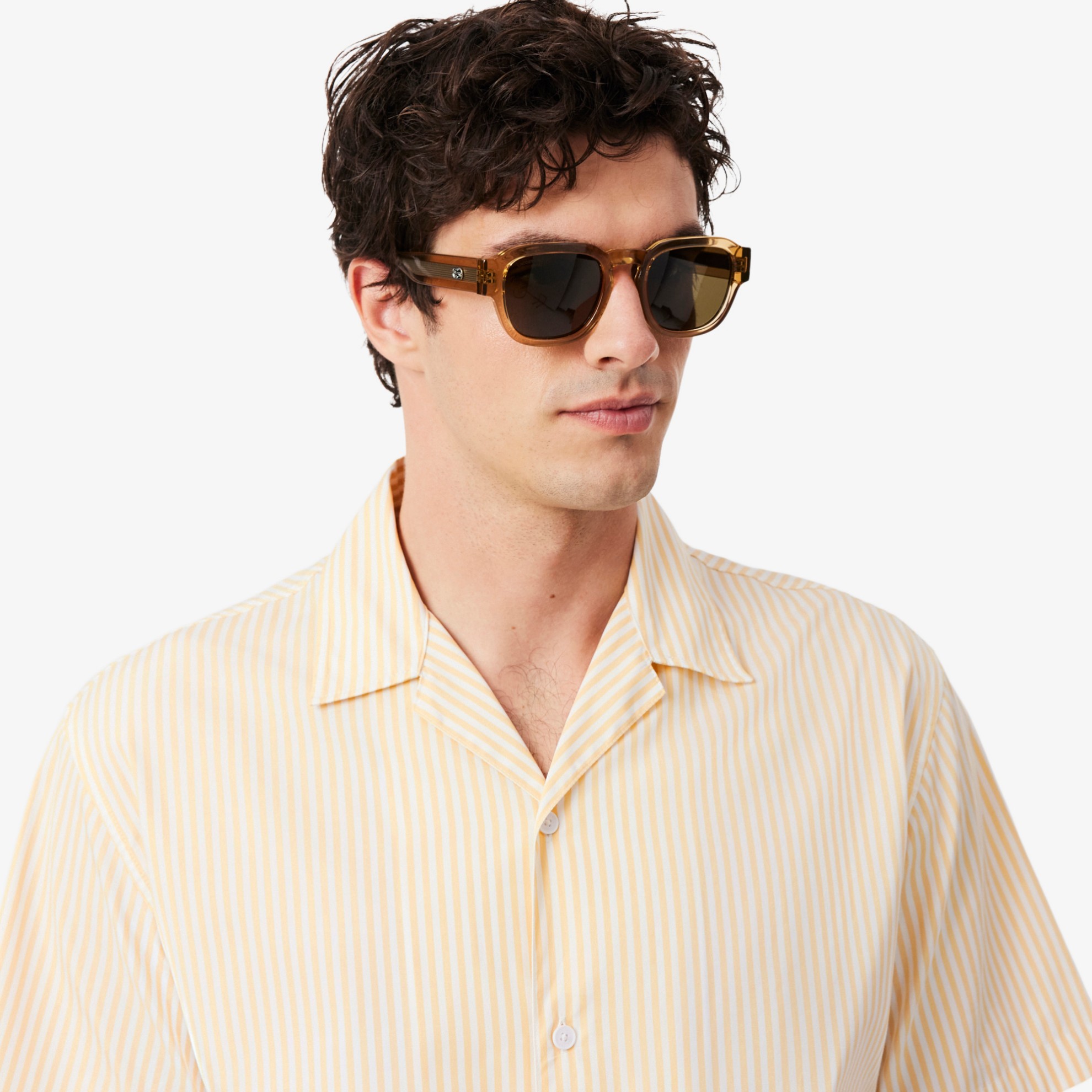 Εικόνα της Ανδρικό Striped Crocodile Πουκάμισο Relaxed Fit 