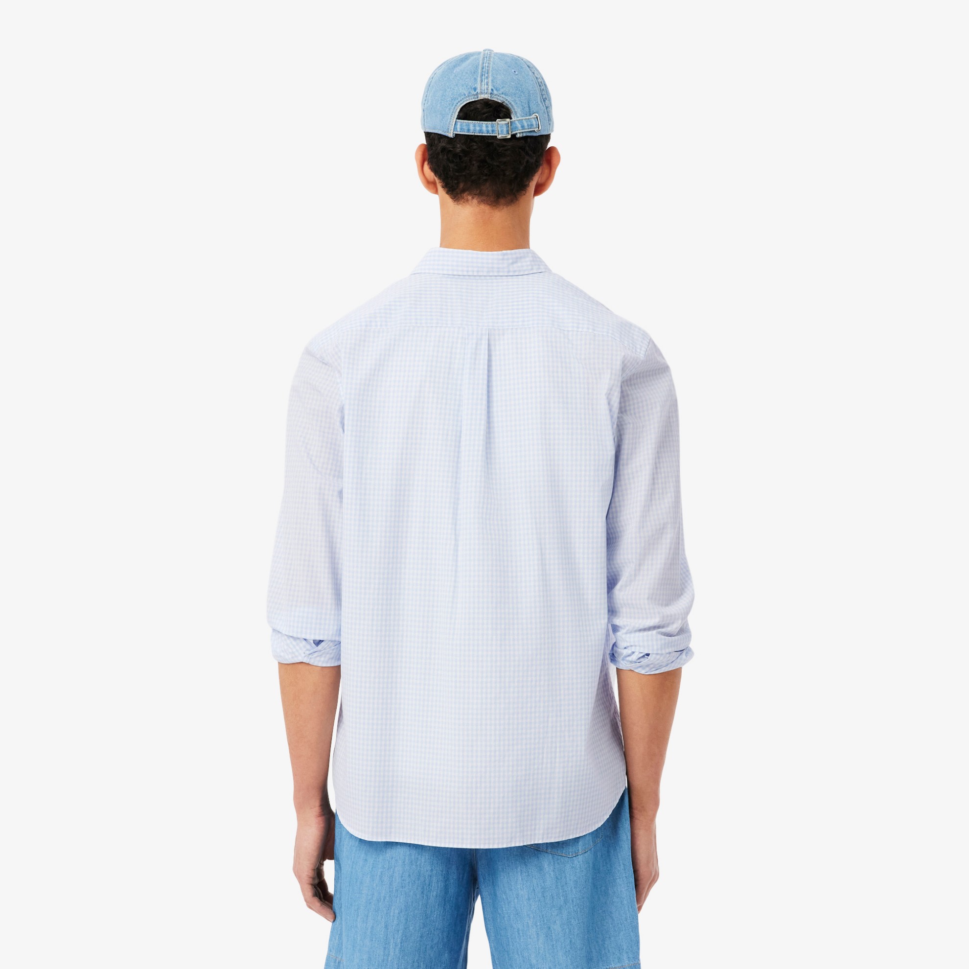 Εικόνα της Ανδρικό Καρό Poplin Πουκάμισο Regular Fit 