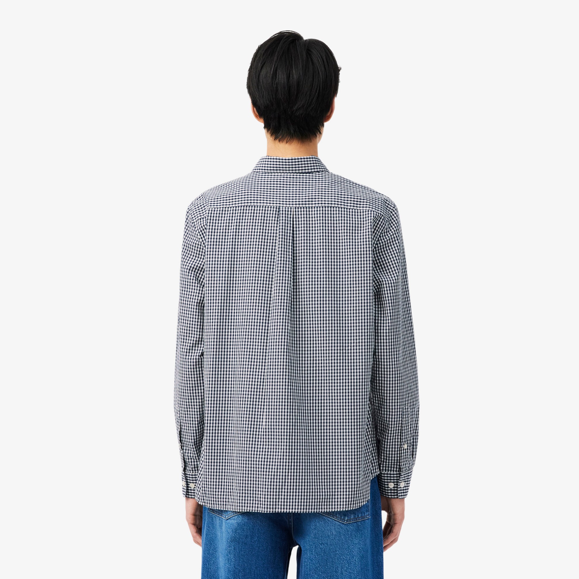 Εικόνα της Ανδρικό Καρό Poplin Πουκάμισο Regular Fit 