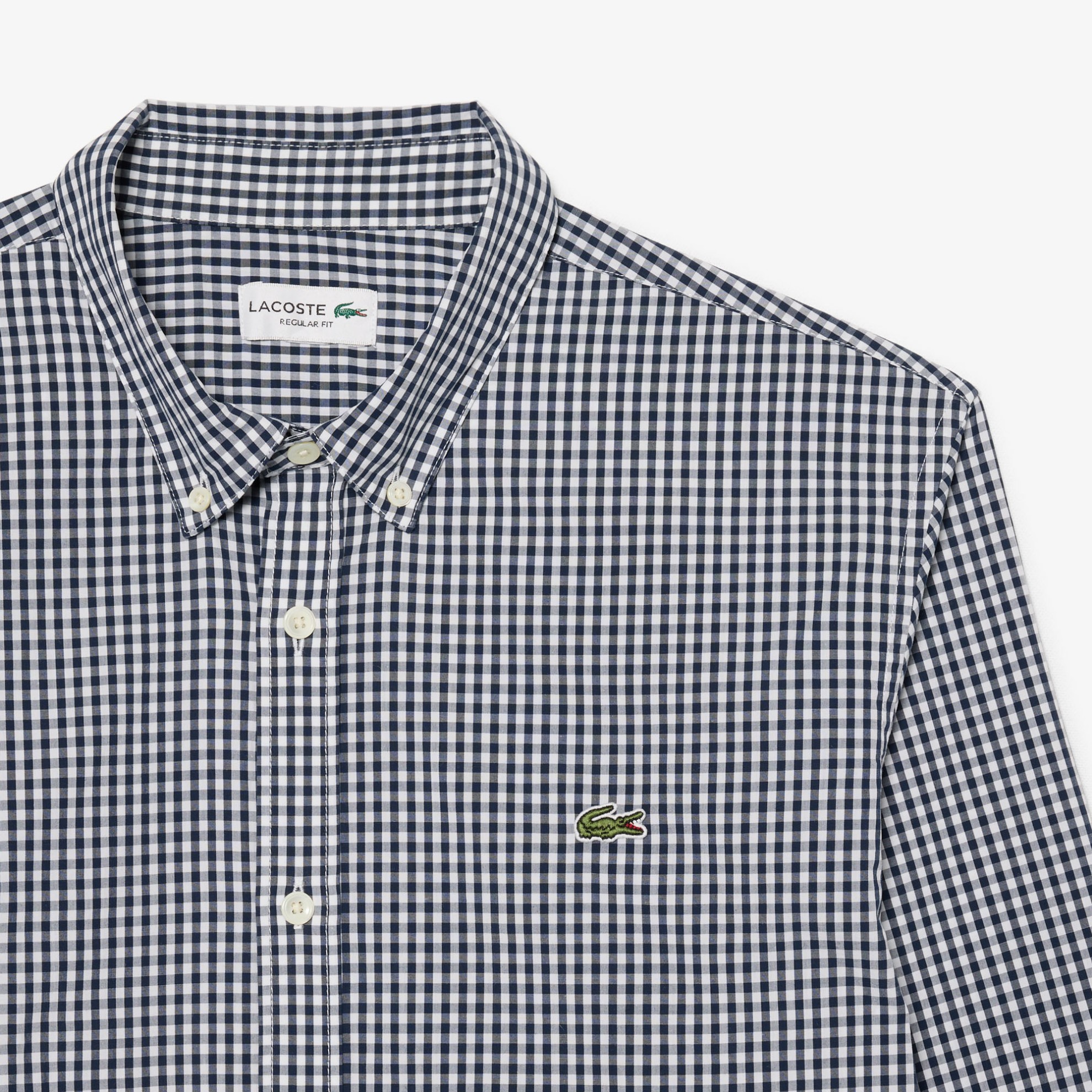 Εικόνα της Ανδρικό Καρό Poplin Πουκάμισο Regular Fit 