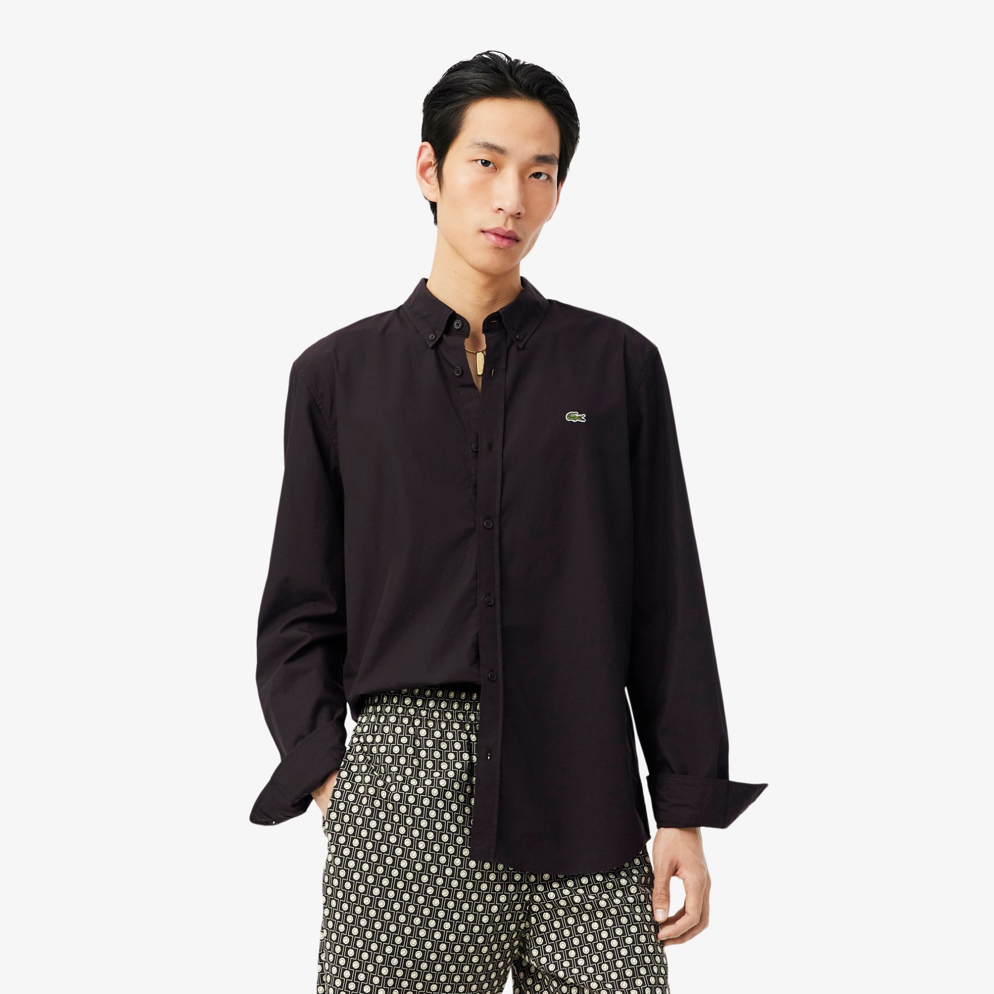 Εικόνα της Aνδρικό Stretch Poplin Πουκάμισο Regular Fit 