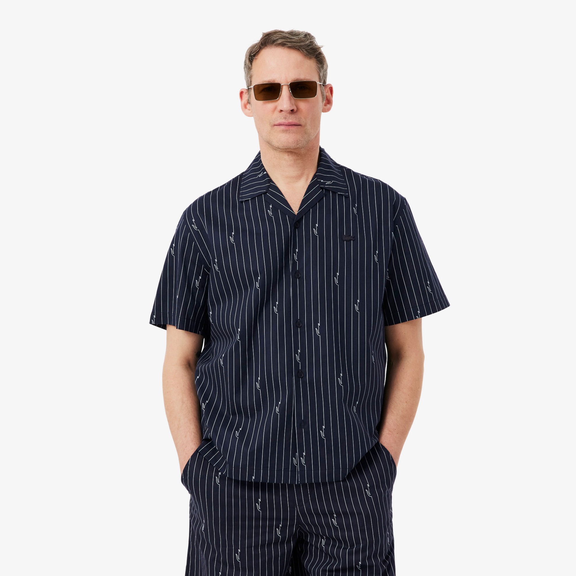 Εικόνα της Ανδρικό Print Twill Πουκάμισο Relaxed Fit 
