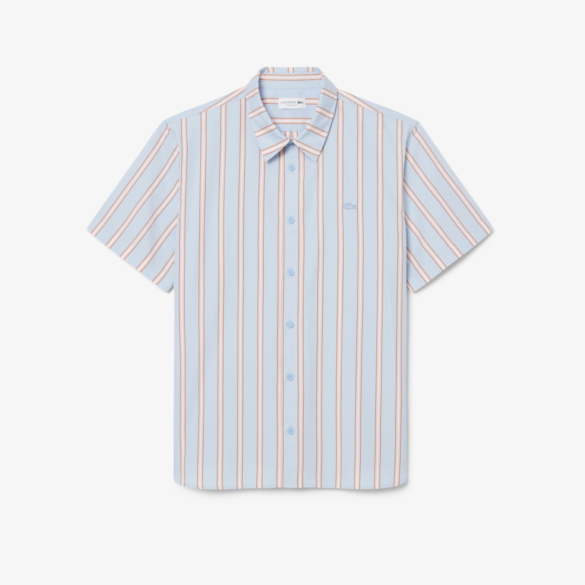 Εικόνα της Ανδρικό Ριγέ Poplin Πουκάμισο Regular Fit 