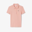 Γυναικεία L.12.D Ribbed Cotton Polo Μπλούζα Slim Fit 