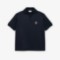 Badge Accent Fleece Polo Μπλούζα Loose Fit -3DH1208|L350