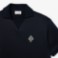 Εικόνα της Badge Accent Fleece Polo Μπλούζα Loose Fit 