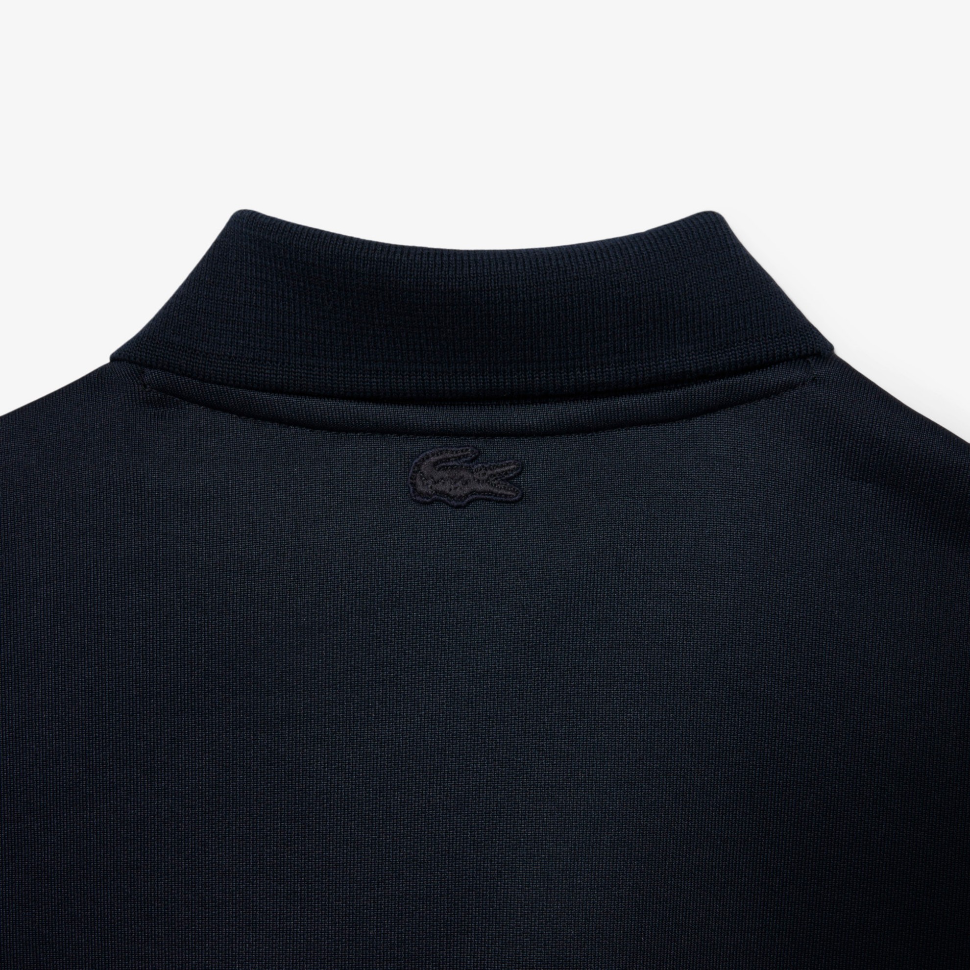 Εικόνα της Badge Accent Fleece Polo Μπλούζα Loose Fit 