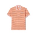 Ανδρική Textured Ριγέ Polo Μπλούζα Classic Fit 