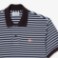 Εικόνα της Ανδρική Textured Ριγέ Polo Μπλούζα Classic Fit 
