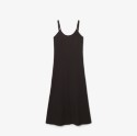 Γυναικείο Ribbed Cotton Strappy Maxi Φόρεμα 