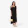 Εικόνα της Γυναικείο Ribbed Cotton Strappy Maxi Φόρεμα 