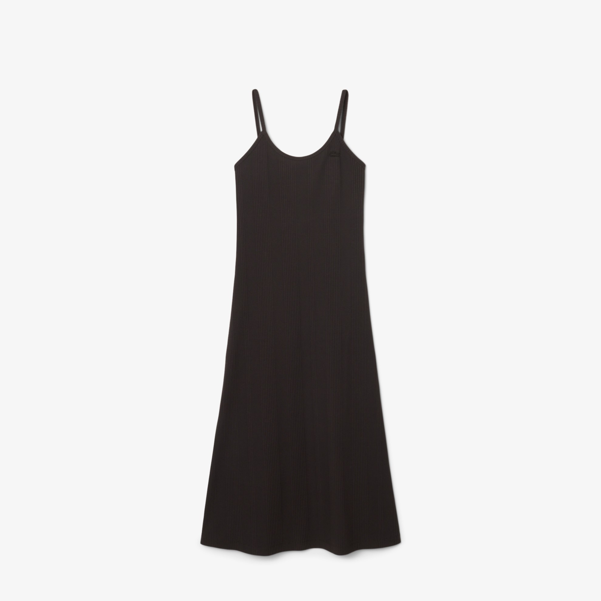 Εικόνα της Γυναικείο Ribbed Cotton Strappy Maxi Φόρεμα 