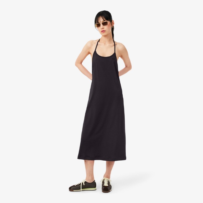 Εικόνα της Γυναικείο Backless Strappy Maxi Φόρεμα 