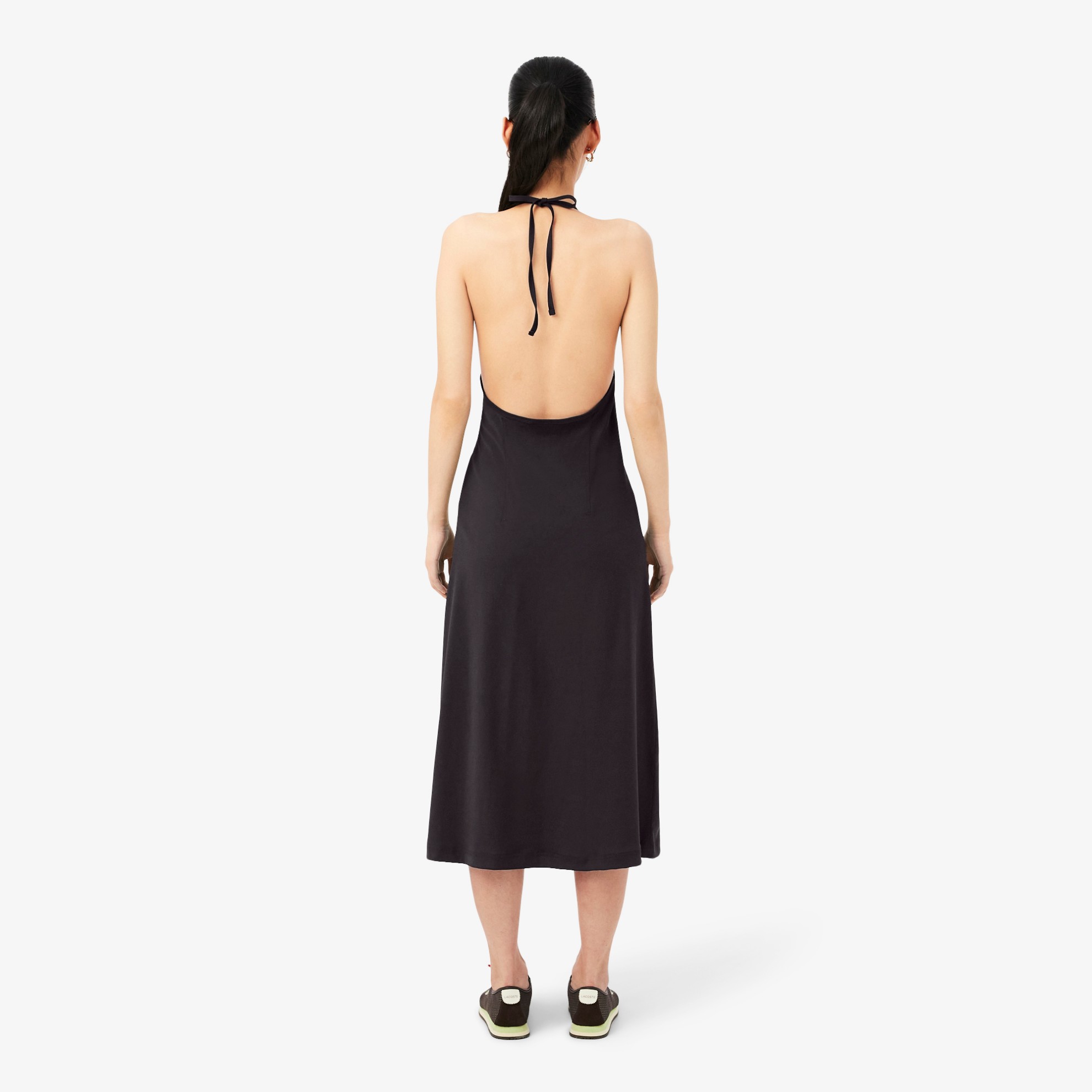 Εικόνα της Γυναικείο Backless Strappy Maxi Φόρεμα 