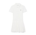 Γυναικείο Stretch Piqué Pleated Polo Φόρεμα 