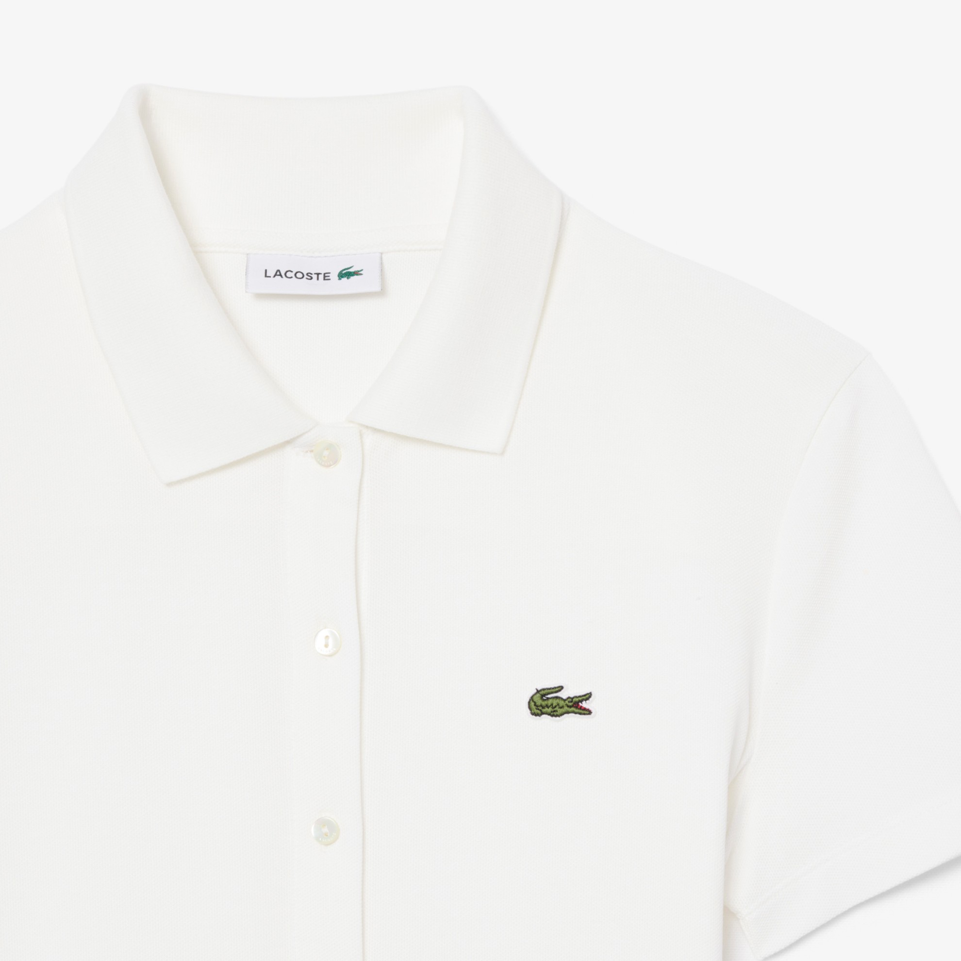 Εικόνα της Γυναικείο Stretch Piqué Pleated Polo Φόρεμα 
